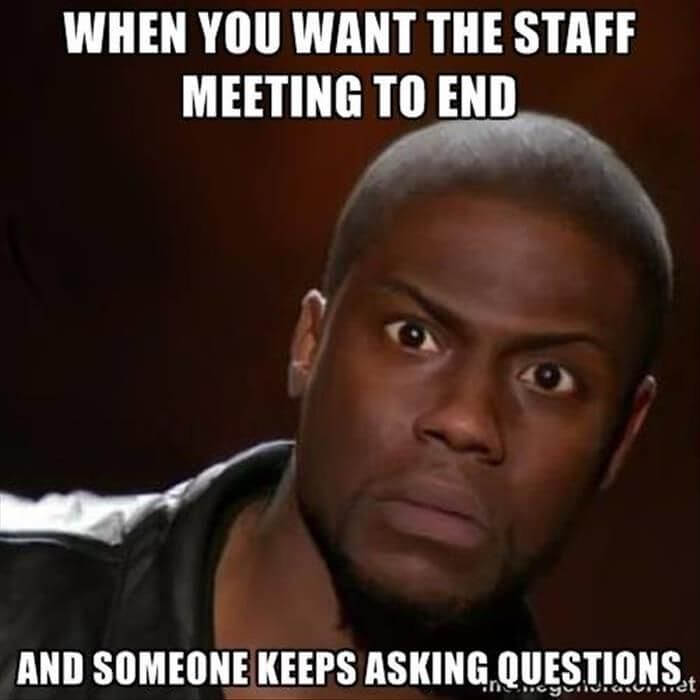 staff meeting funny